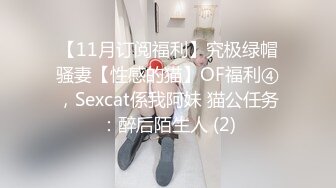 【11月订阅福利】究极绿帽骚妻【性感的猫】OF福利④，Sexcat係我阿妹 猫公任务：醉后陌生人 (2)