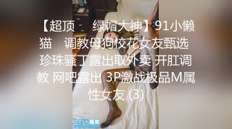 【超顶❤️绿帽大神】91小懒猫✨ 调教母狗校花女友甄选 珍珠骚丁露出取外卖 开肛调教 网吧露出 3P激战极品M属性女友 (3)